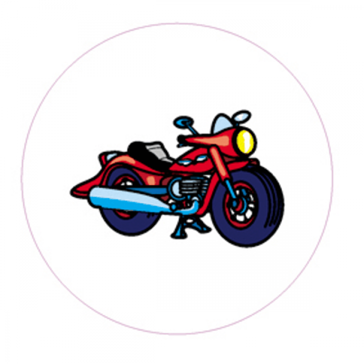 Светоотражающий значок "Мотоцикл"