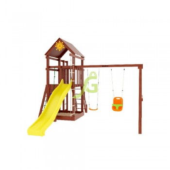 Детская игровая площадка IgraGrad Панда Фани Fort с сеткой