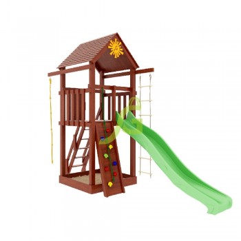 Детская игровая площадка IgraGrad Панда Фани Tower со скалодромом