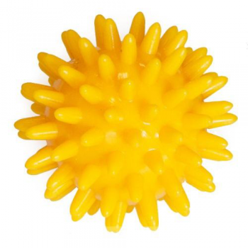 Мяч массажный M-106 6см желтый