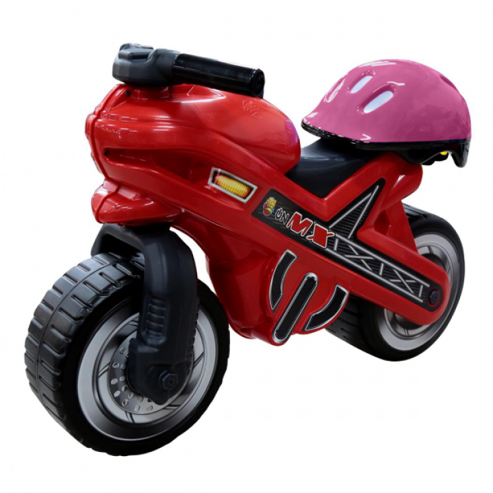 Каталка-мотоцикл МХ со шлемом Полесье 46765*