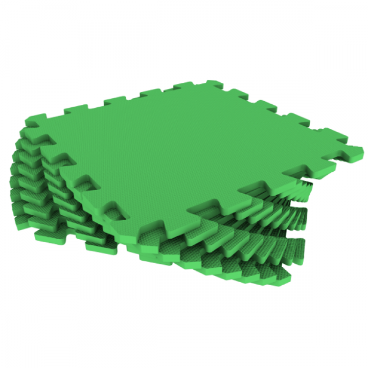 Модульное покрытие Экополимеры зеленый 33х33 9шт