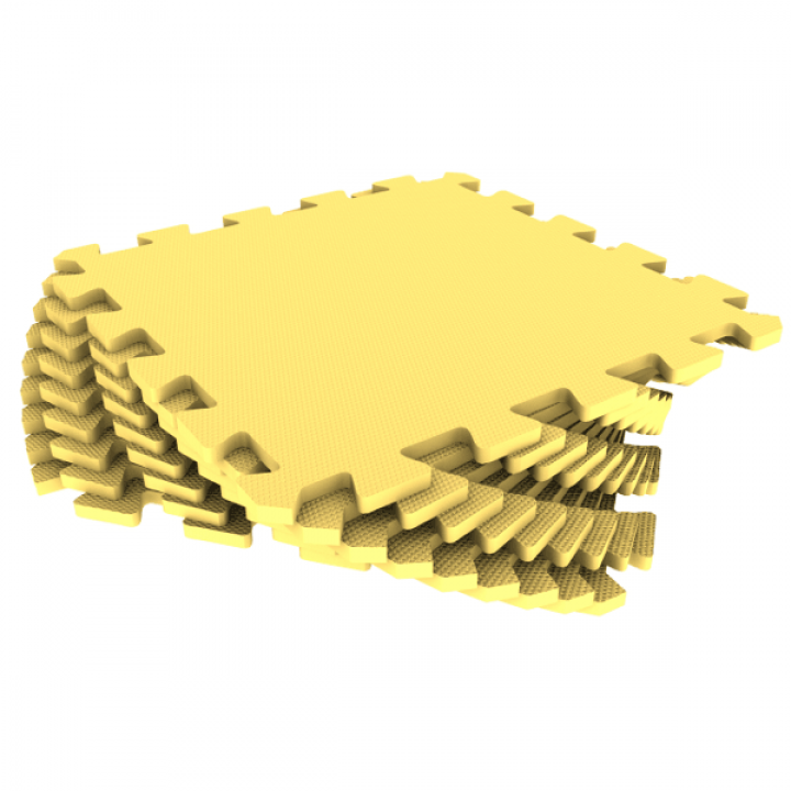 Модульное покрытие Экополимеры желтый 33х33