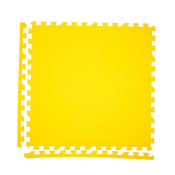 Модульное покрытие с кромками Экополимеры желтый 60х60 4шт
