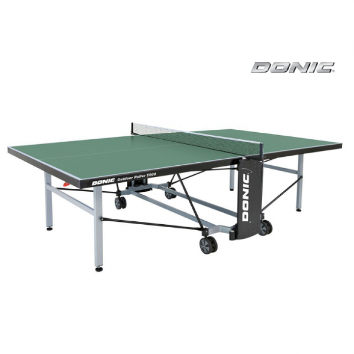 Теннисный стол всепогодный OUTDOOR ROLLER 1000 зеленый DONIC 230291-G