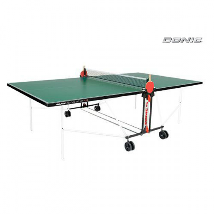 Теннисный стол всепогодный OUTDOOR ROLLER FUN зеленый DONIC 230234-G